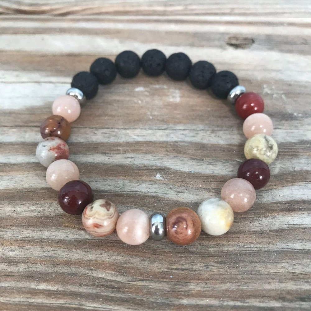 Solar Plexus Chakra Aromatherapy Bracelet